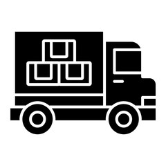 cargo service Solid icon