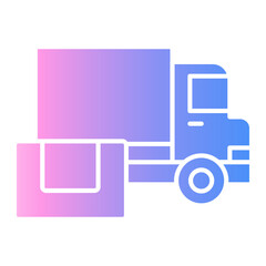 truck Gradient icon