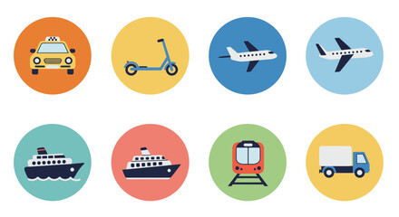 transportation, car, motorcycle, scooter, taxi, bus, train, boat, cruise ship, aircraf