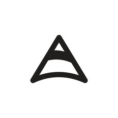 pyramid logo, A logo, Letter A Logo, Mountain Logo