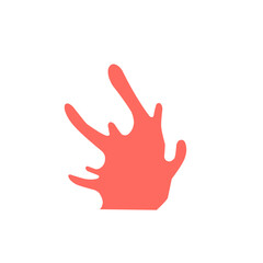 splash of strawberry liquid