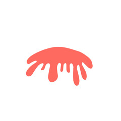 splash of strawberry liquid