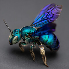 Macro Photography Closeup Bee Wildlife Insect Nature Fly Science Entomology Blue Animal Pollinator Microscopic Biology Environment Garden Mountain Wildflowers Micro Ecosystem Transparent Winged 