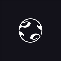 logo, circle logo, leaf logo, health logo, relief logo, minimal logo