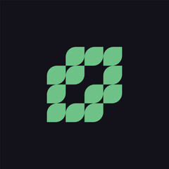 flower logo, leaf logo, logo pattern, minimal logo, abstract logo