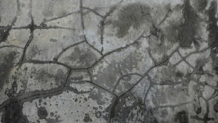 Cracked Concrete Wall Texture for Background.