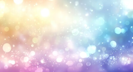 Abstract Bokeh Background With Pastel Colors