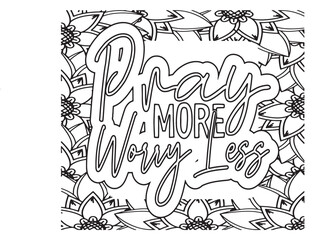 Motivational Quotes Coloring Pages For Adutls