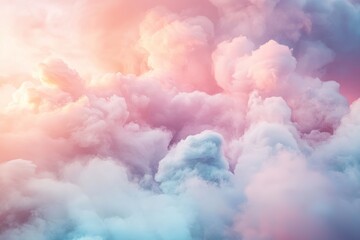 Pastel Cloudscape Background