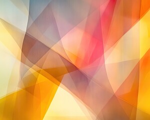 Abstract Colorful Geometric Design