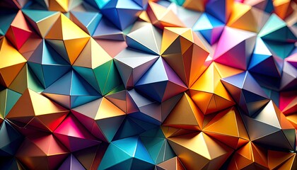 Colorful geometric abstract pattern