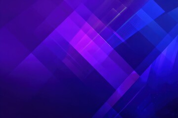 Abstract Geometric Design With Purple And Blue Colors