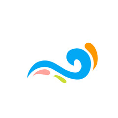 colorful splash elements