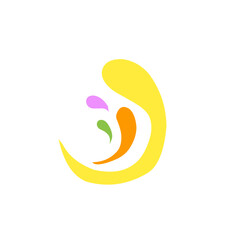 colorful splash elements