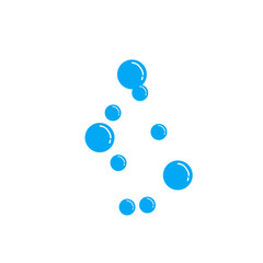 blue water bubble illustration