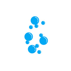 blue water bubble illustration