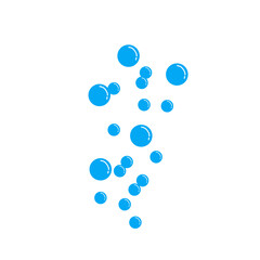 blue water bubble illustration