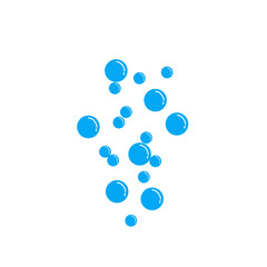 blue water bubble illustration