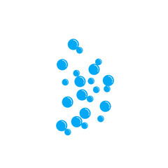 blue water bubble illustration