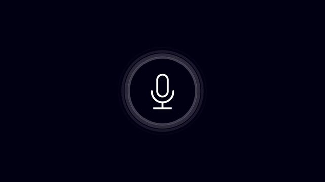 4K Podcast Sound Wave Loop Animation &ndash; Dynamic Audio Visualization for Media, Music & Broadcasting.