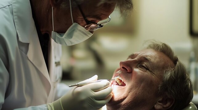 Dental Care Dentist performing dental procedure precision care Explore variation Dental hygienist cleaning patient's teeth Patient receiving dental check up Close up of dentist using dental tool