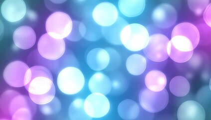 Fototapeta premium Abstract Bokeh Background With Colorful Circles