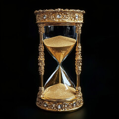 golden hourglass