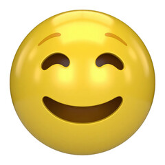 Fototapeta premium Realistic 3D thumbnail emoji PNG