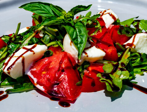 tomato and basil capresse salad  
