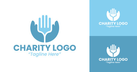 Heartwarming Charity Logo Designs Featuring Helping Hands for NGOs