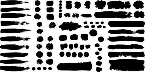 set of black and white