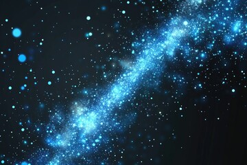 Obraz premium Cosmic Nebula in Dark Space