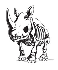 Rhino_Skeleton_Simple_Cartoon_Design