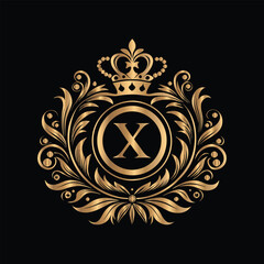 Vector golden frame. Elegant element for design in Eastern style, place for text. Floral golden border. Lace illustration for invitations and greeting cards.