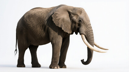 Elephant isolated on white Background
