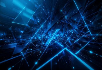 abstract blue background with stars