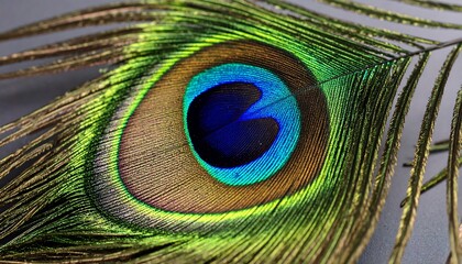 Close-up peacock feather (2)