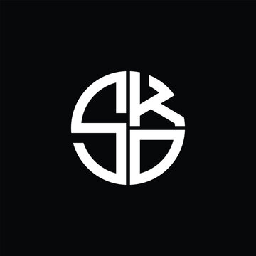 SKO logo SKO icon SKO monogram SKO letter minimalist Circle flat Unique modern abstract logo design.