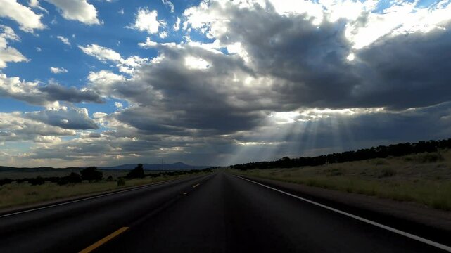 New Mexico Driving 0662 Pie Town Quemando