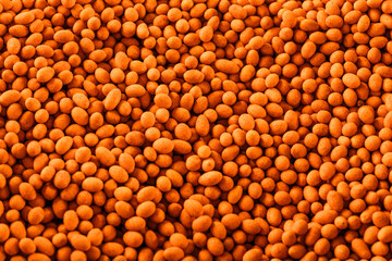 Close-Up of Peanuts with Sauce – Delicious Snack Detail