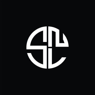 SNL logo SNL icon SNL monogram SNL letter minimalist Circle flat Unique modern abstract logo design.