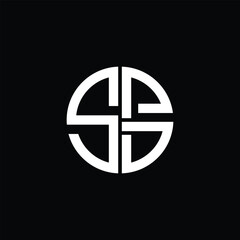 SPD logo SPD icon SPD monogram SPD letter minimalist Circle flat Unique modern abstract logo design.