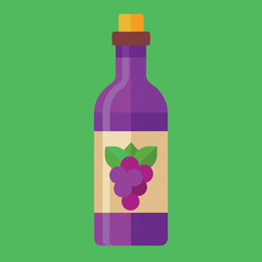 grape juice vector eps