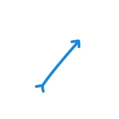 blue arrow icon