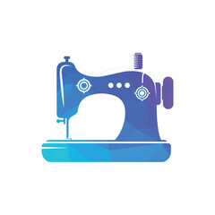 Sewing Machine Illustration Purple Machine