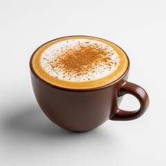 Obraz premium Beautiful Cup of Coffee & Cinnamon. With copy space