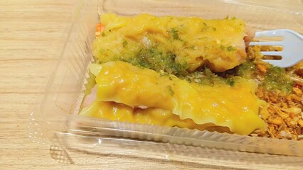 Steamed Dumpling and Seafood Sauce