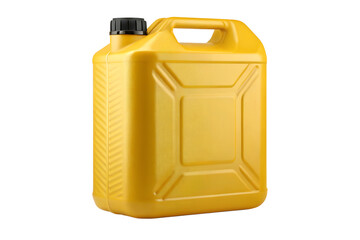 Yellow Plastic Jerrycan, 5 Gallon Container, Fuel Storage, Industrial Supplies