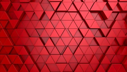 Abstract red triangle pattern