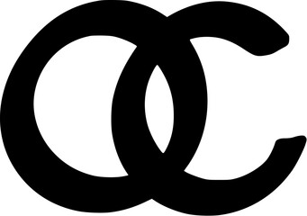 peace symbol on black